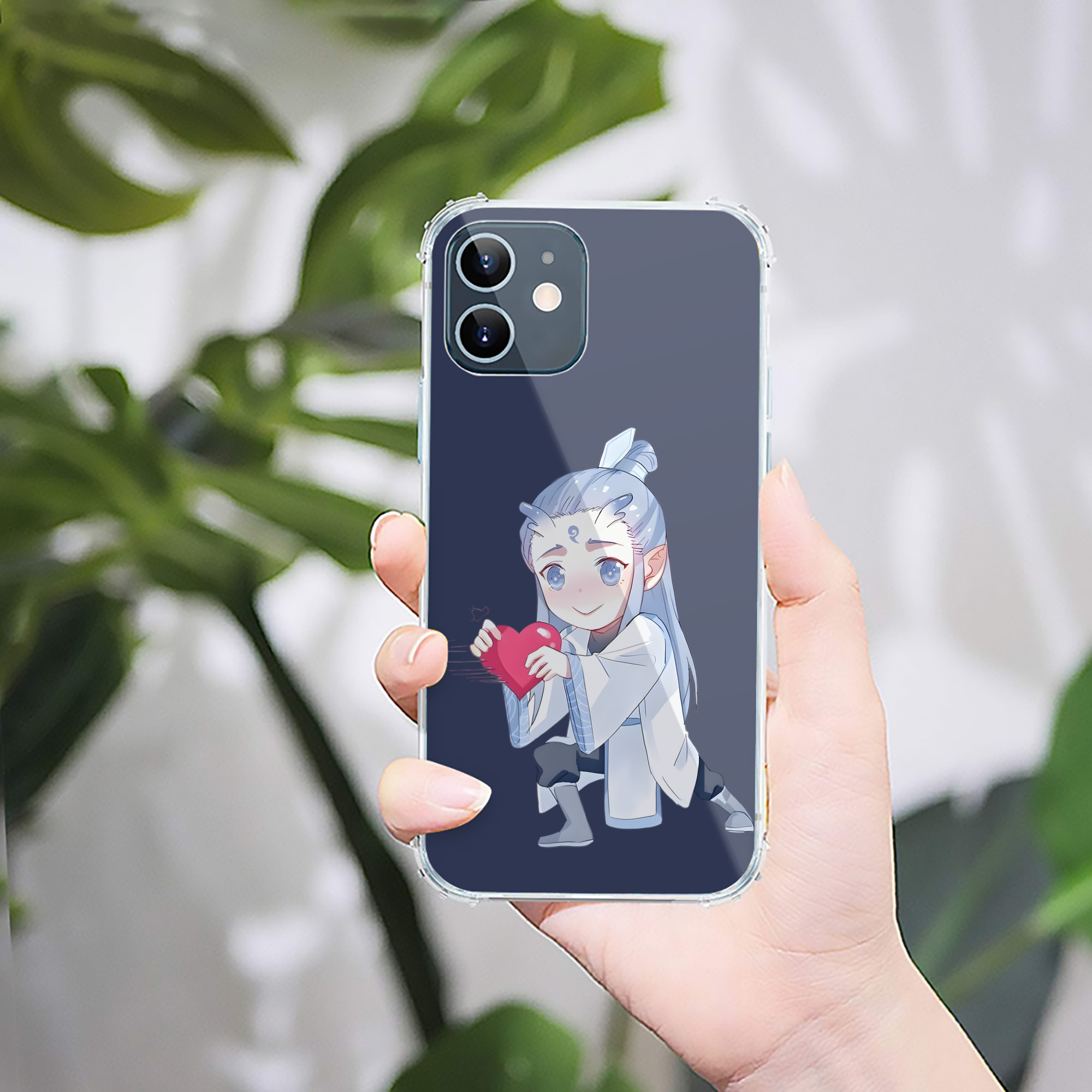 （画像用） Ne Zha 2 ナタ 魔童の大暴れ 【iPhone 12シリーズ対応】透明スマホケース（クリアソフトケース）
